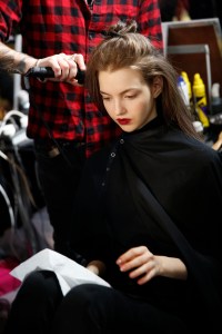 Backstage at Giambattista Valli RTW Fall 2017