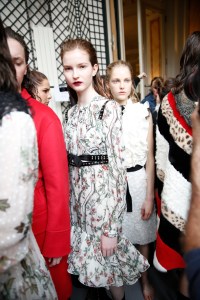 Backstage at Giambattista Valli RTW Fall 2017