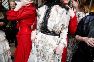 Backstage at Giambattista Valli RTW Fall 2017