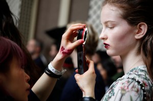 Backstage at Giambattista Valli RTW Fall 2017