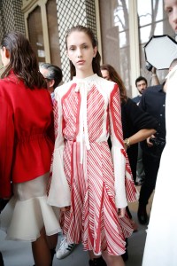 Backstage at Giambattista Valli RTW Fall 2017