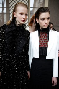 Backstage at Giambattista Valli RTW Fall 2017