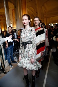 Backstage at Giambattista Valli RTW Fall 2017