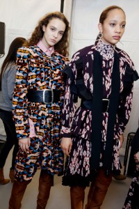 Backstage at Isabel Marant RTW Fall 2017