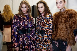 Backstage at Isabel Marant RTW Fall 2017