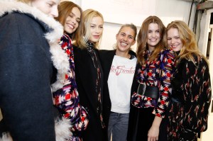 Backstage at Isabel Marant RTW Fall 2017