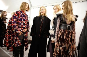 Backstage at Isabel Marant RTW Fall 2017