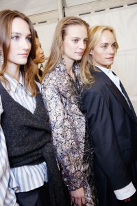 Backstage at Isabel Marant RTW Fall 2017