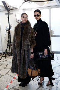 Backstage at Loewe RTW Fall 2017