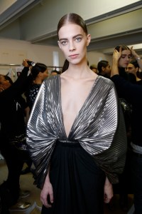 Backstage at Loewe RTW Fall 2017