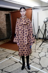 Backstage at Loewe RTW Fall 2017