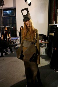 Backstage at Rick Owens RTW Falll 2017