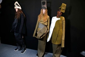 Backstage at Rick Owens RTW Falll 2017