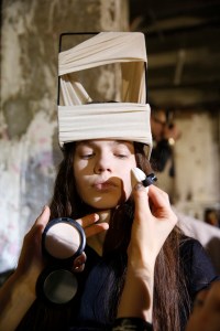 Backstage at Rick Owens RTW Falll 2017