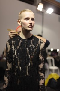 Backstage at Rochas RTW Fall 2017
