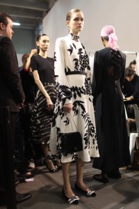 Backstage at Rochas RTW Fall 2017