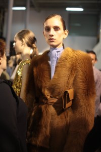Backstage at Rochas RTW Fall 2017