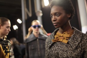 Backstage at Rochas RTW Fall 2017