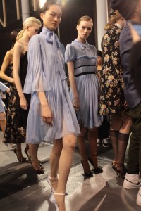 Backstage at Rochas RTW Fall 2017