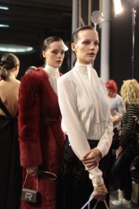 Backstage at Rochas RTW Fall 2017