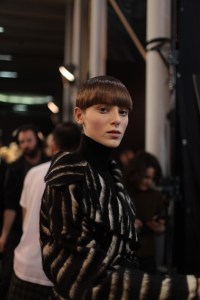 Backstage at Rochas RTW Fall 2017