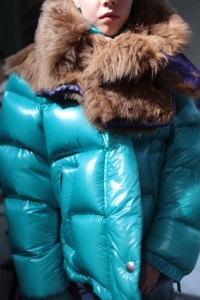 Backstage at Sacai RTW Fall 2017