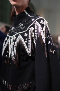 Backstage at Sacai RTW Fall 2017