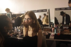Backstage at Sonia Rykiel RTW Fall 2017