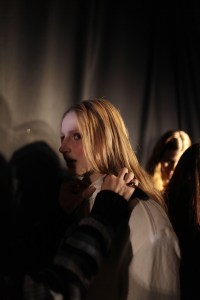 Backstage at Sonia Rykiel RTW Fall 2017