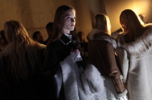 Backstage at Sonia Rykiel RTW Fall 2017