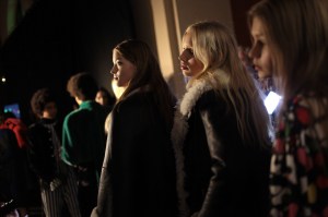 Backstage at Sonia Rykiel RTW Fall 2017