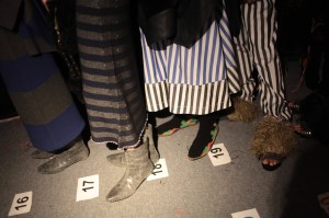 Backstage at Sonia Rykiel RTW Fall 2017