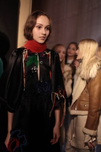 Backstage at Sonia Rykiel RTW Fall 2017