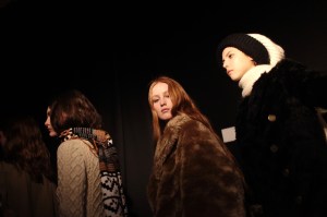 Backstage at Sonia Rykiel RTW Fall 2017