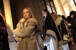 Backstage at Sonia Rykiel RTW Fall 2017