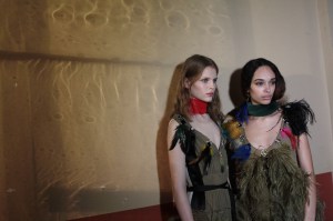 Backstage at Sonia Rykiel RTW Fall 2017