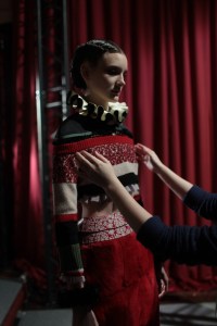 Backstage at Undercover RTW Fall 2017