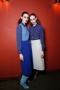 Backstage at Vanessa Seward RTW Fall 2017