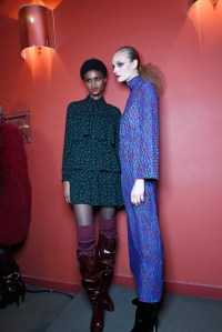 Backstage at Vanessa Seward RTW Fall 2017