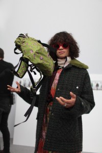 Backstage at Moncler Gamme Rouge RTW Fall 2017