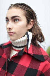 Backstage at Moncler Gamme Rouge RTW Fall 2017