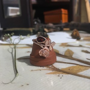 "Beauty and the Beast" jewelry  by Alex Monroe.
