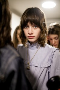 Backstage at A.P.C RTW Fall 2017