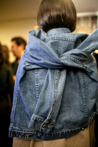 Backstage at A.P.C RTW Fall 2017