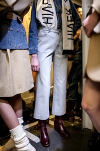 Backstage at A.P.C RTW Fall 2017