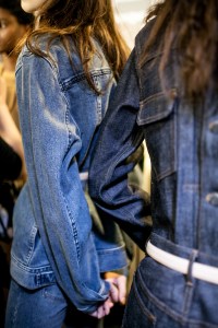 Backstage at A.P.C RTW Fall 2017