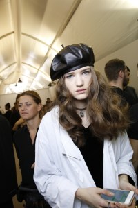 Backstage at Dior RTW Fall 2017