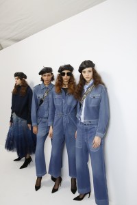 Backstage at Dior RTW Fall 2017