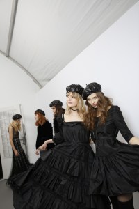 Backstage at Dior RTW Fall 2017