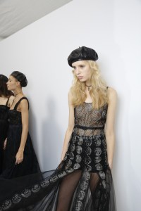 Backstage at Dior RTW Fall 2017